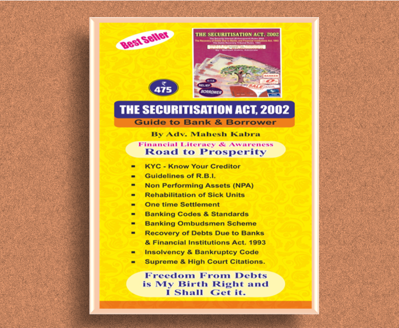 book The Securitisation Act, 2002 - Guide To Bank & Borrower